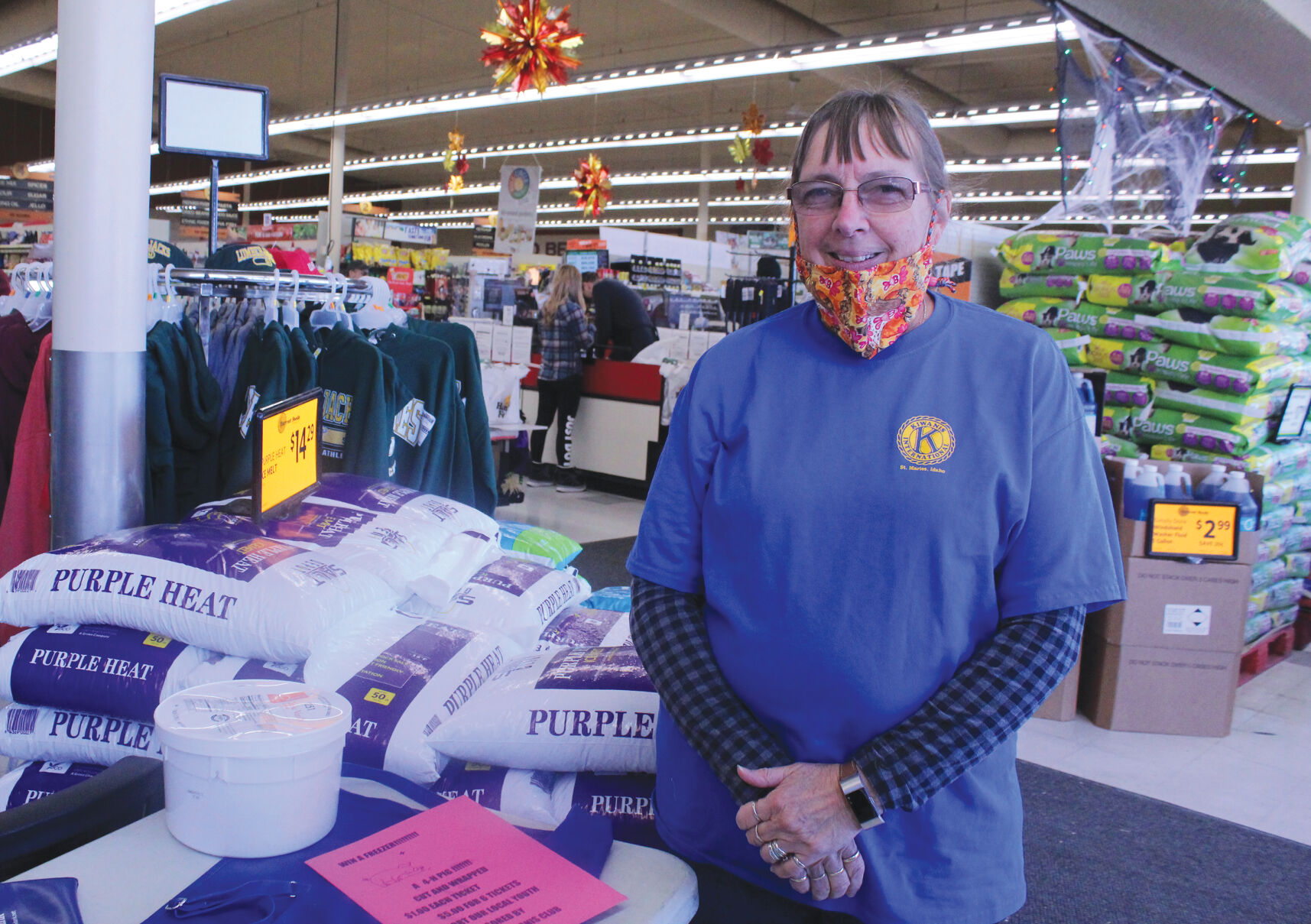 St. Maries Kiwanis raffle pig n'freezer